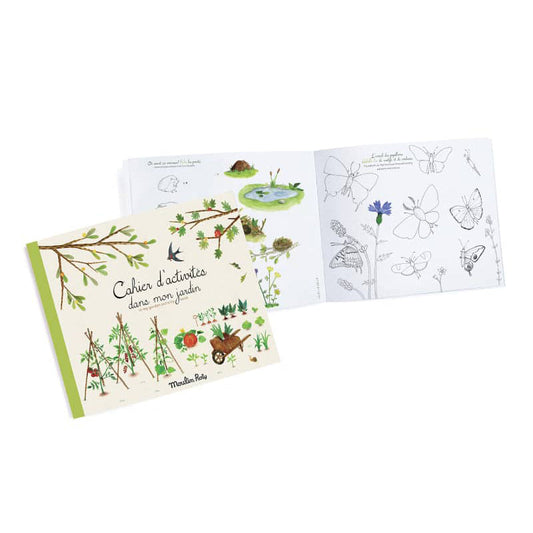 Moulin Roty - Notebook Garden Theme - Recreational Activity