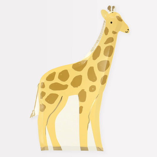 Meri Meri - Safari Giraffe Plates, 8ct.