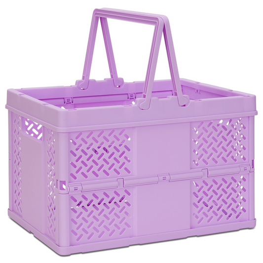 Iscream - Large Lavender Foldable Storage Crate