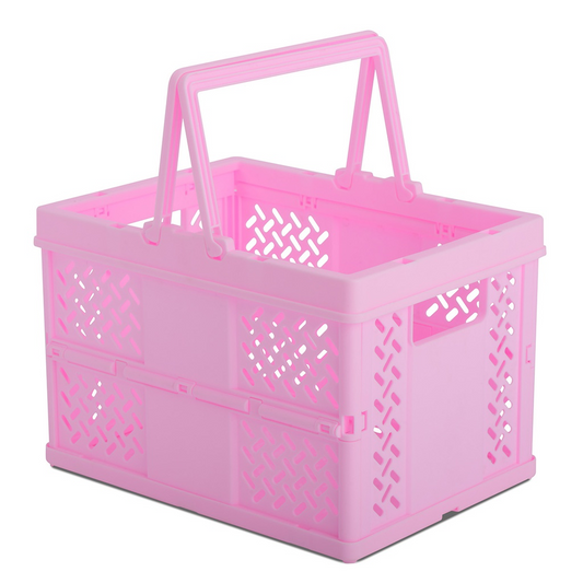 Iscream - Small Pink Foldable Storage Crate