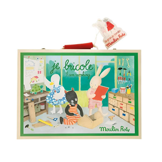 Moulin Roty - Suitcase - Handyman Tool Set - The Big Family