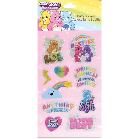 Iscream - Besties Care Bears Puffy Stickers