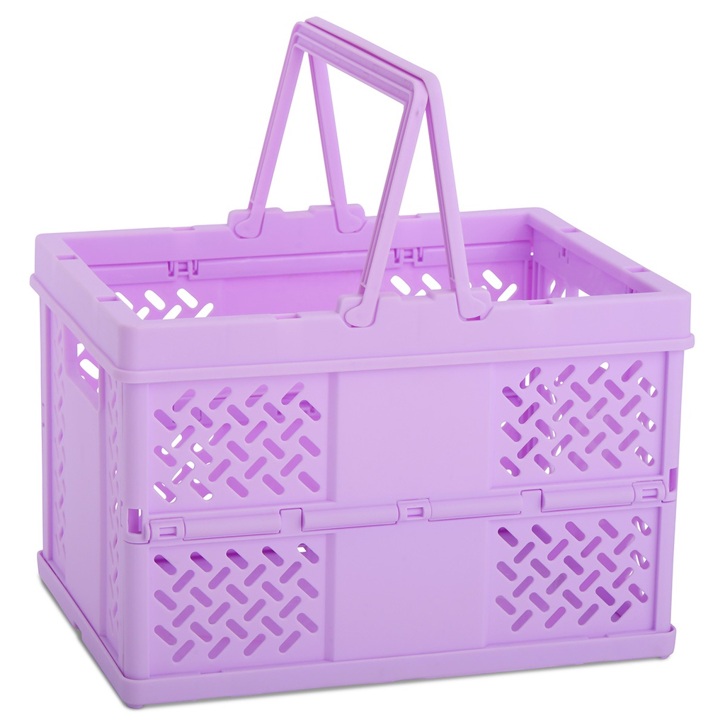 Iscream - Small Lavender Foldable Storage Crate