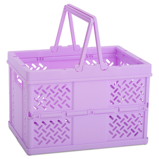 Iscream - Small Lavender Foldable Storage Crate