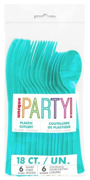 Unique Party - Plastic Cutlery, 18ct.