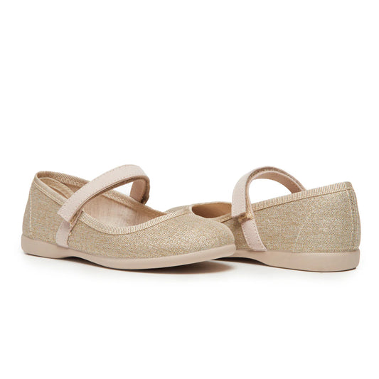 Childrenchic - Luna Gold Mary Janes