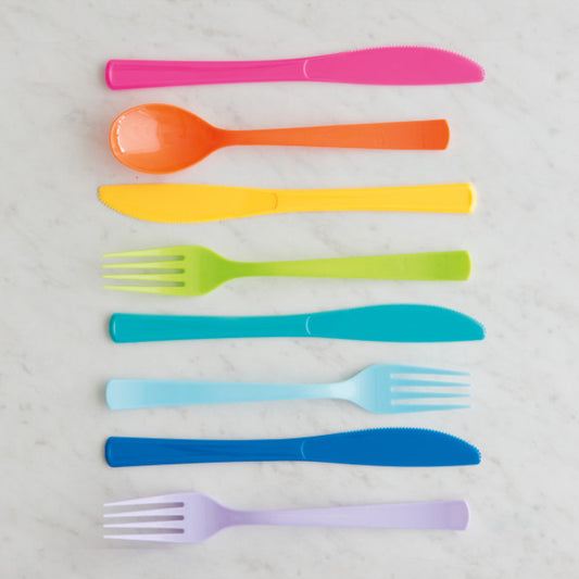 Unique Party - Plastic Cutlery, 18ct.