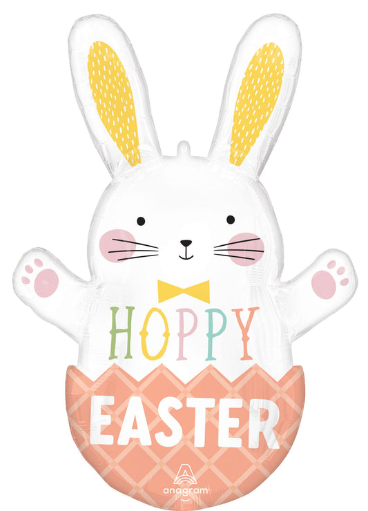 Anagram - Hoppy Easter Bunny Supershape 32” Balloon