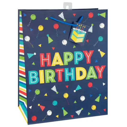 Unique Party - Peppy Birthday Large Gift Bag