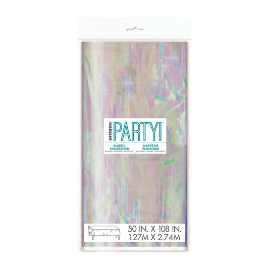 Unique Party - Iridescent Plastic Table Cover