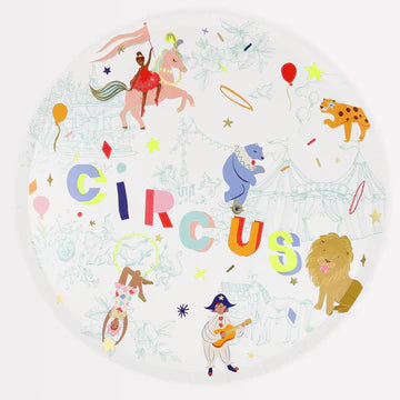 Meri Meri - Circus Dinner Plates, 8ct.