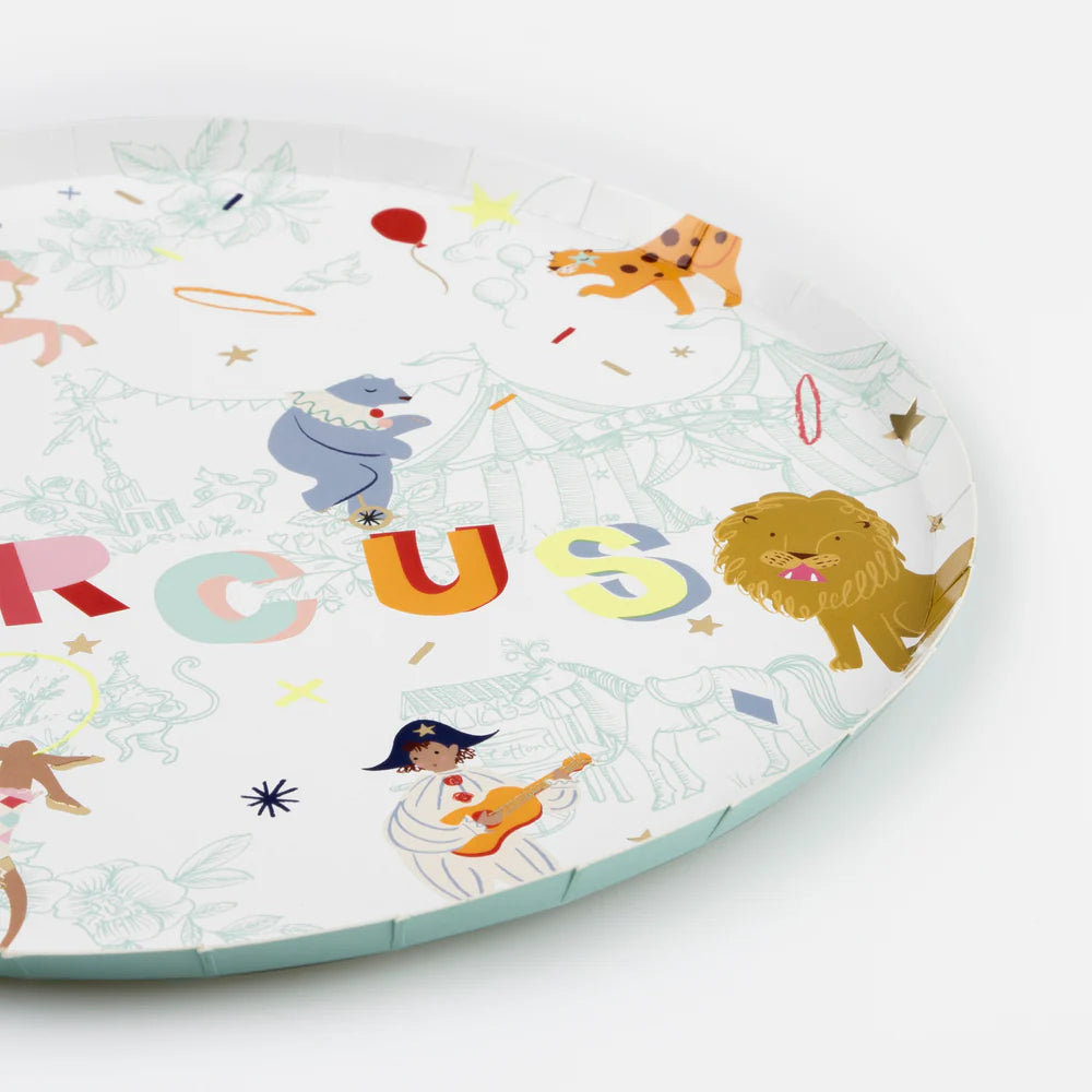 Meri Meri - Circus Dinner Plates, 8ct.