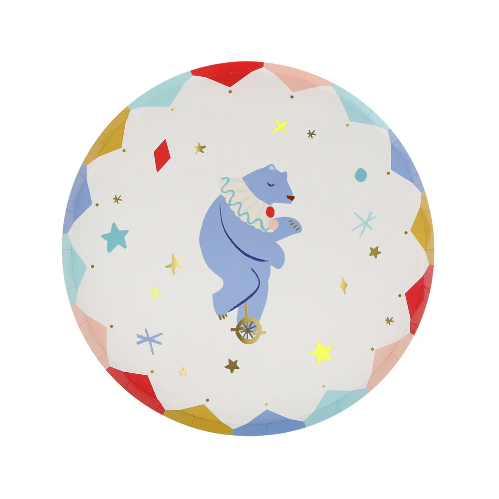 Meri Meri - Circus Side Plates, 8ct.