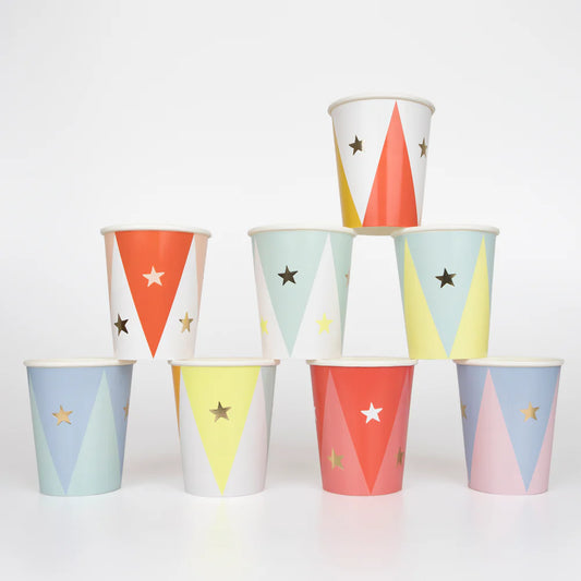 Meri Meri - Circus Cups, 8ct.