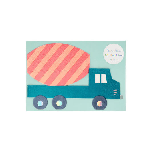 Meri Meri - Construction Napkins, 16ct.