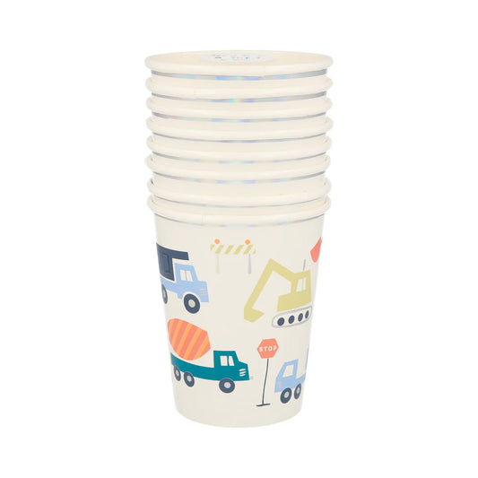 Meri Meri - Construction Cups, 8ct.