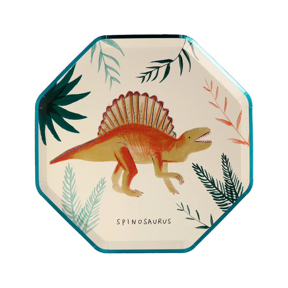 Meri Meri - Dinosaur Kingdom Side Plates, 8ct.