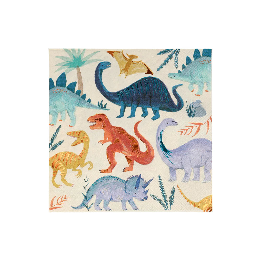 Meri Meri - Dinosaur Kingdom Large Napkins, 16ct.