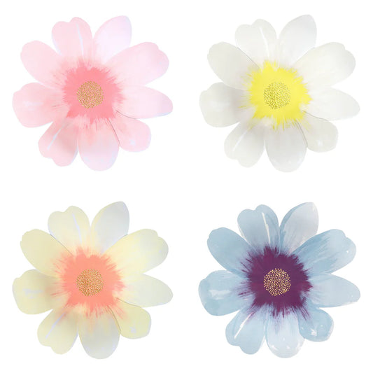 Meri Meri - Flower Garden Large Plates, 8ct.