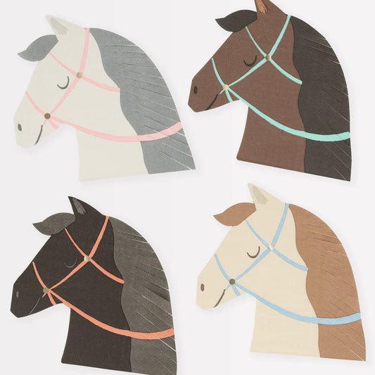 Meri Meri - Horse Napkins, 16ct.