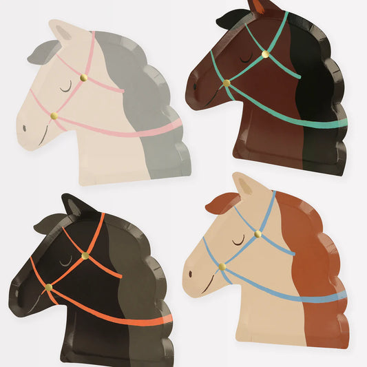 Meri Meri - Horse Plates, 8ct.