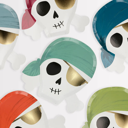 Meri Meri - Pirate Plates, 8ct.