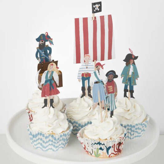 Meri Meri - Pirate Ship Cupcake Kit, 24ct.