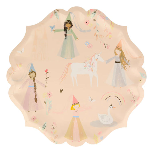 Meri Meri - Princess Large Plates, 8ct.