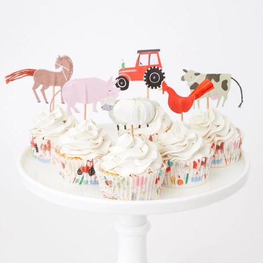 Meri Meri - On The Farm Cupcake Kit, 24ct.