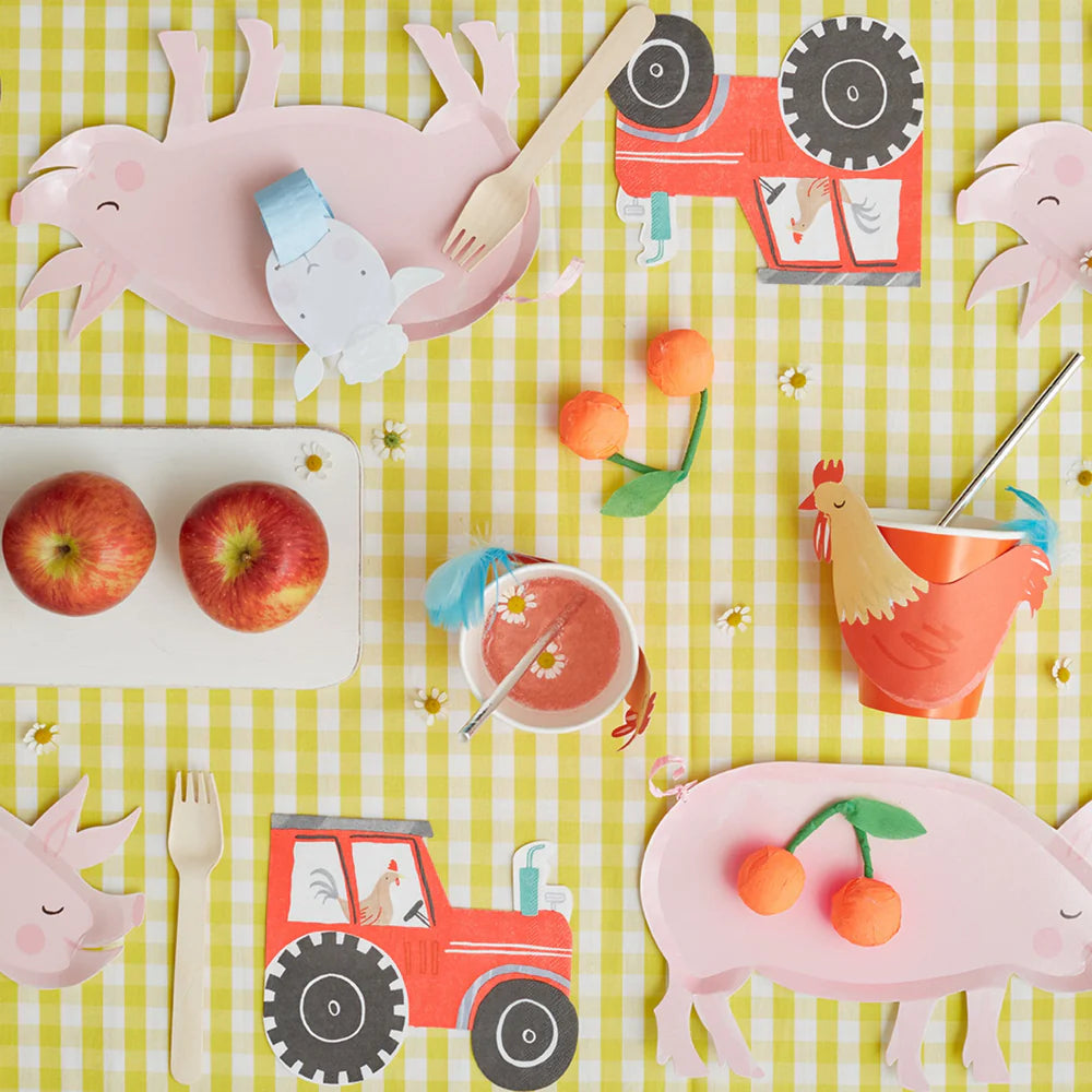 Meri Meri - On The Farm Tractor Napkins, 16ct.