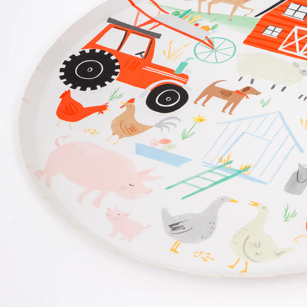 Meri Meri - On The Farm Dinner Plates, 8ct.