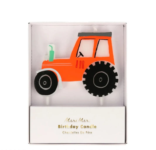 Meri Meri - On The Farm Tractor Birthday Candle