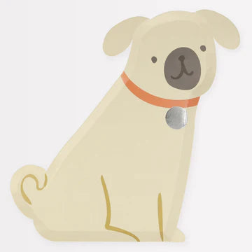 Meri Meri - Pug Plates, 8ct.
