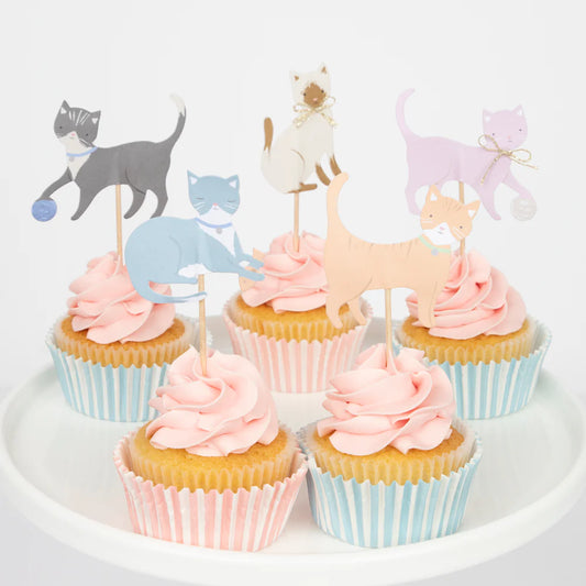 Meri Meri - Cute Kittens Cupcake Kit, 24ct.