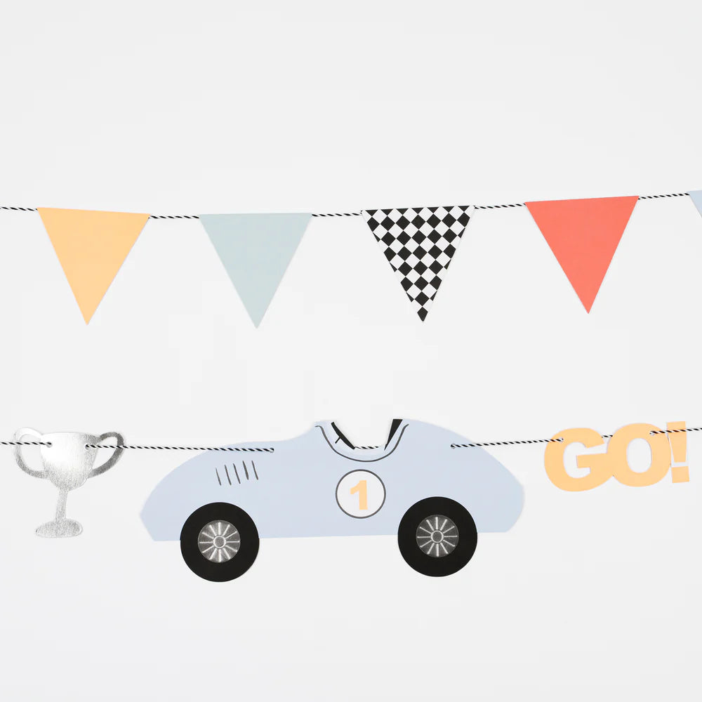 Meri Meri -  Race Car Garland Set