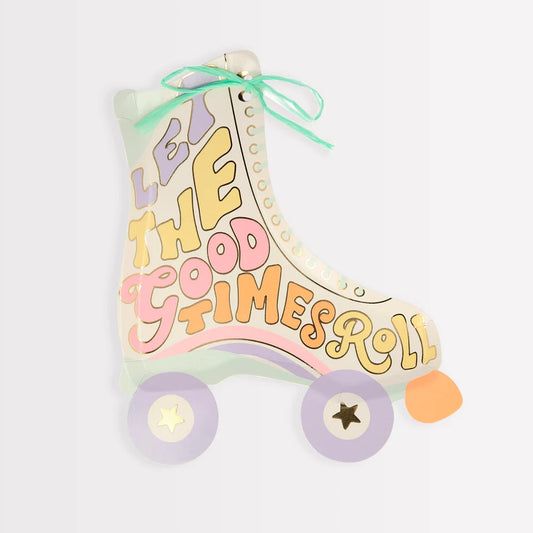 Meri Meri - Roller Skate Plates, 8ct.