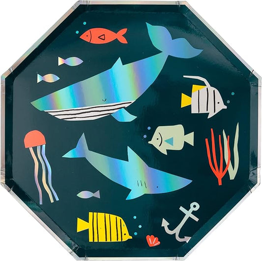 Meri Meri - Under The Sea Dinner Plates, 8ct.