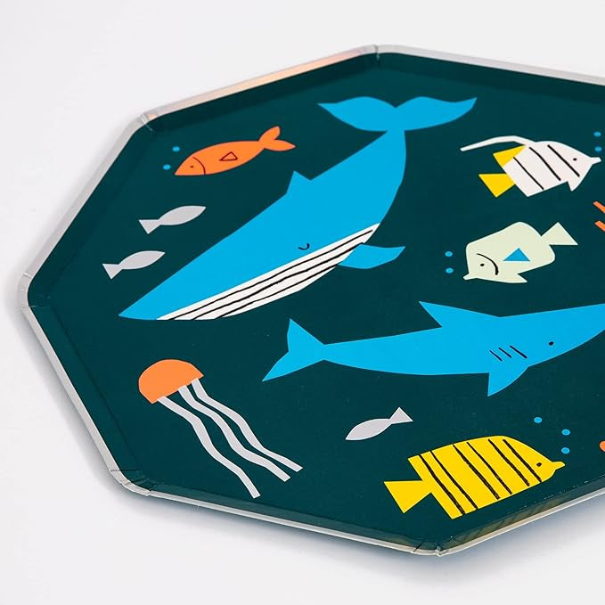 Meri Meri - Under The Sea Dinner Plates, 8ct.