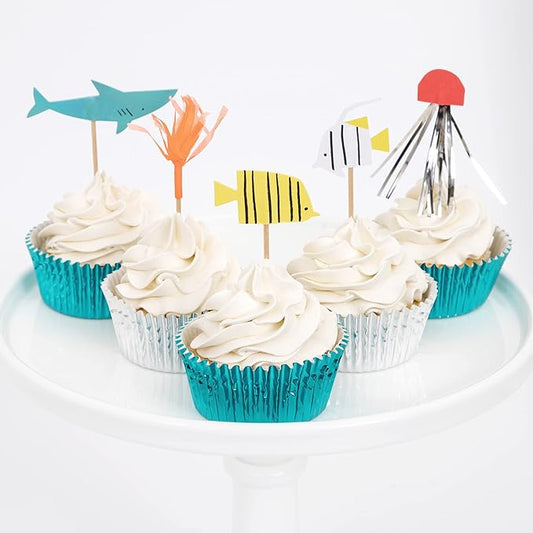 Meri Meri - Under The Sea Cupcake Kit, 24ct.