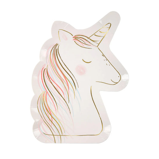 Meri Meri - Magical Unicorn Plates, 8ct.