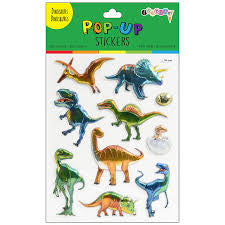 Iscream - Dinosaur Pop-up Stickers